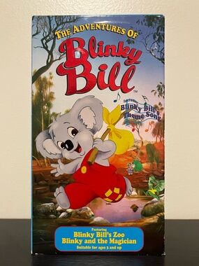 The Adventures of Blinky Bill VHS Tape (Tested, Working)
